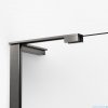 New Trendy Nesta Gunmetal Brushed parawan nawannowy ze wspornikiem kątowym 120x150 cm lewy grafit szczotkowany/szkło przejrzyste P-0261-WL